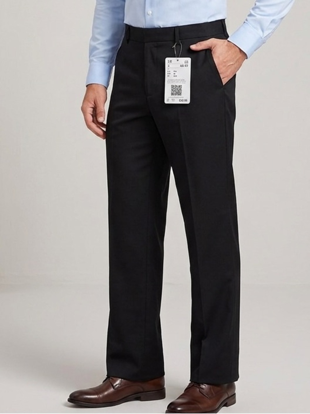 H&M Black Men's Dress Trousers